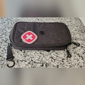 SwissGear Convertible Handle Hanging Dopp Travel Kit - Heather Gray